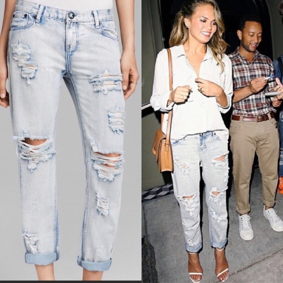 One Teaspoon Distressed Awesome Baggies Jeans - Picture 8 of 8